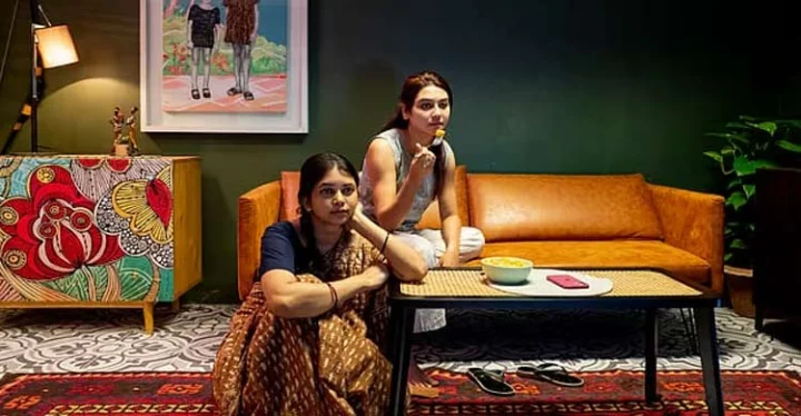 জয়া ও শারমিন। ছবি–অ্যাপেলবক্ম